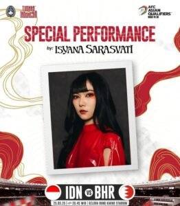 Isyana Sarasvati Bakal Menggebrak GBK Sebelum Pertandingan Timnas Indonesia vs Bahrain Malam Ini