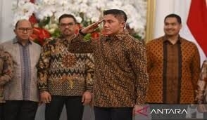 Mayor Teddy mendapat kenaikan pangkat menjadi Letnan Kolonel. (ANT)