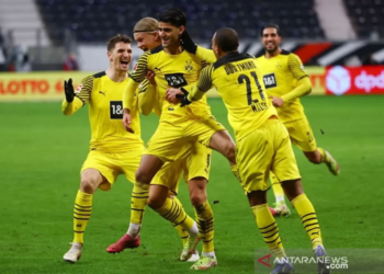 selebrasi pemain dortmund