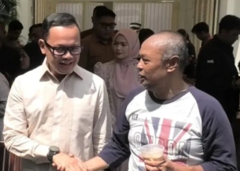 Wakil Menteri Dalam Negeri (Wamendagri) Bima Arya Sugiarto pada kunjungan ke Solo, Jawa Tengah, Kamis (3/4/2025). ANTARA/Aris Wasita.