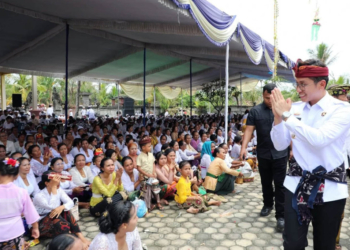 Hadiri Upacara Melasti di Balinuraga, Bupati Egi: Kita Jaga Harmonisasi Umat Beragama di Lampung Selatan
