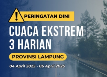 Badan Meteorologi Klimatologi dan Geofisika (BMKG) menyampaikan update cuaca tiga harian.