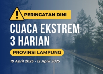 Badan Meteorologi Klimatologi dan Geofisika (BMKG) menyampaikan prakiraan cuaca buruk waspada potensi hujan tiga harian