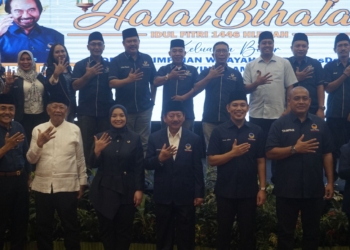DPW NasDem Lampung menggelar agenda halal bihalal di Hotel Emersia, Bandar Lampung, Kamis, 10 April 2025. Dok NasDem