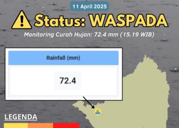 Badan Meteorologi Klimatologi dan Geofisika (BMKG) menyampaikan peringatan dini waspada banjir dan longsor Lampung Barat.