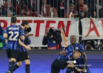 Liga Champions: Inter Curi Kemenangan di Markas Muenchen
