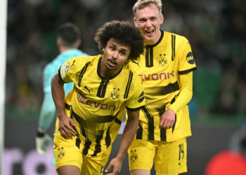 Penyerang Borussia Dortmund asal Jerman, Karim Adeyem