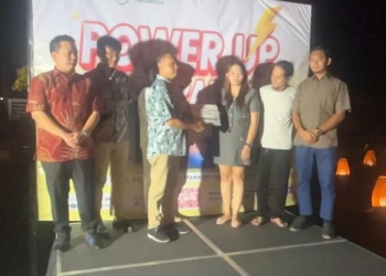 Sharp Onigiri Club Lampung Gelar Beach Party