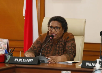 Arsip foto- Wamendagri Ribka Haluk saat memimpin Rapat Persiapan PSU di Gedung A Kantor Pusat Kementerian Dalam Negeri (Kemdagri), Jakarta, Jumat (11/4/2025). (ANTARA/HO-Kementerian Dalam Negeri)