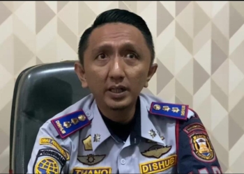 Kecelakaan kereta api di Bandar Lampung. Kabid Sarana Prasarana Pembina Keselamatan Dishub Bandar Lampung, Nirma Thano. Lampost.co/Andi Apriadi