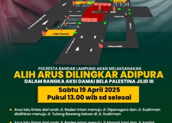 Pengalihan lalu lintas. (IST)