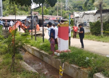 Pemkot Bandar Lampung melakukan pengerukan, Sabtu, 5 April 2025. (DOK PEMKOT)