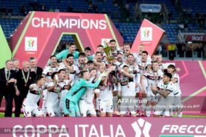 Bologna Juara Coppa Italia Usai Kalahkan AC Milan 1-0