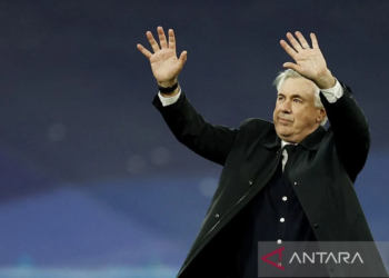 Carlo Ancelotti saat masih menjadi pelatih Real Madrid