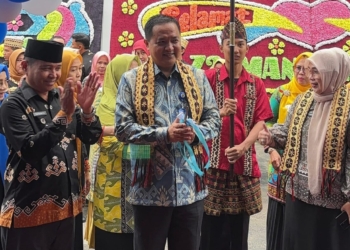 Pembukaan gelaran P5 sekalian memperingati HUT ke-72 SMAN 1 Bandar Lampung. Dok