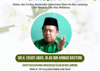 Jmaah haji Lampung kloter JKG-38, Erjati Abbas bin Ratu Abadi (65) mewninggal di tanah suci.