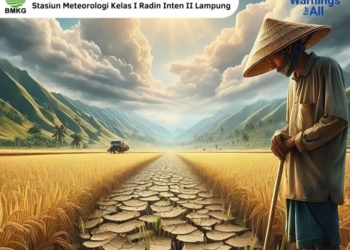 Badan Meteorologi Klimatologi dan Geofisika (BMKG) menyampaikan informasi mengenai musim kemarau. Dok. instagram @bmkglampung, Sabtu, 3 Mei 2025.