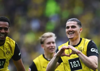 Selebrasi Marcel Sabitzer