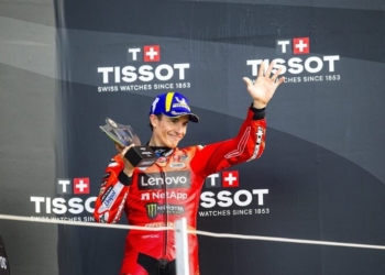 marc podium ketiga di GP Inggris