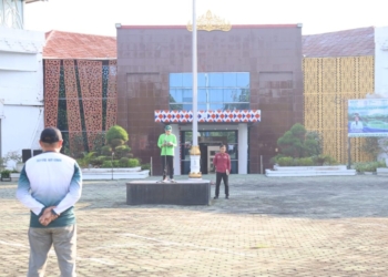 Pemerintah Kabupaten Way Kanan menggelar apel peringatan Hari Lingkungan Hidup Sedunia Tahun 2025 tingkat Kabupaten Way Kanan, Kamis, 5 Juni 2025. Dok.