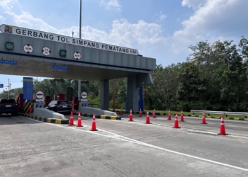 Kondisi arus lalu lintas Jalan Tol Trans Sumatera (JTTS) selama periode libur dan cuti bersama dalam rangka Idul Adha 1446H/2025. Dok HK
