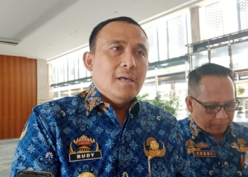 Kepala BPBD Lampung, Rudy Sjawal Sugiarto. (FOTO: Lampost.co /Silvia Agustina)