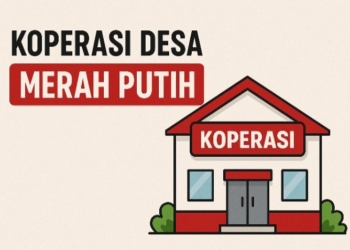 Ilustrasi koperasi merah putih. // Dok