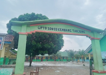 Suasana SD Negeri 3 Kembang Tanjung, Kecamatan Abung Selatan. (FOTO: Lampost.co/Fajar Nofitra)