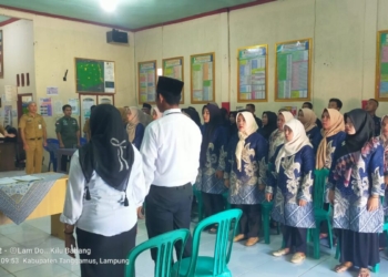 Lantik Kadus dan Jurutulis, Kepala Pekon Guring Tanggamus Harapkan Pelayanan Masyarakat Lebih Maksimal