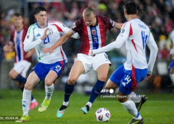 Norwegia Bantai Italia 3-0, Erling Haaland Cetak Satu Gol