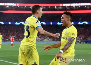 Pemain Inter Milan Nicolo Barella