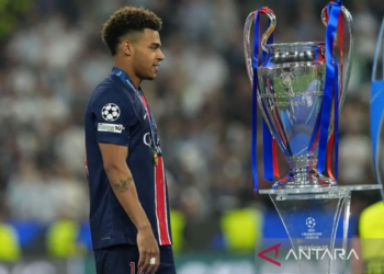 Penyerang Paris Saint-Germain Desire Doue