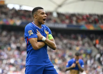 Penyerang Timnas Prancis Kylian Mbappe