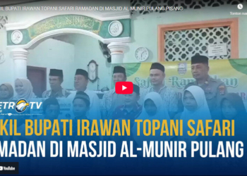 Wakil Bupati Irawan Topani Safari Ramadan di Masjid Al Munir Pulang Pisang