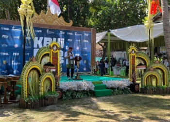 foto saat pembukaan acara krui Pro 2025 di Tanjung Setia