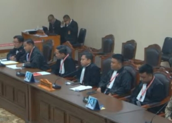 jalannya sidang di MK yang disiarkan secara langsung