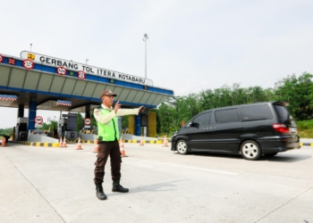 PT Bakauheni Terbanggi Besar Toll (BTB Toll) sebagai pengelola Ruas Tol Bakauheni Terbanggi Besar (Bakter) memberikan potongan tarif tol sebesar 20%.Dok