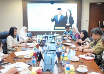 Wali Kota Bandar Lampung Eva Dwiana melakukan audiensi dengan Wakil Menteri Pekerjaan Umum (PU) Diana Kusumastuti,