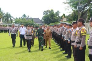 235 Personil Gabungan Kawal Operasi Patuh Krakatau 2025 Lampung Timur