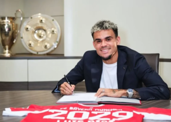 Penyerang sayap Bayern Muenchen Luis Diaz