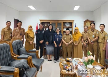 Jajaran Universitas Indonesia Mandiri (UIM) silaturahmi ke Wakil Bupati Pesisir Barat untuk peningkatan kerja sama bidang pendidikan. (Foto:Dok.UIM)