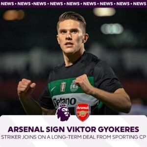 Arsenal Resmi Umumkan Kedatangan Viktor Gyokeres dari Sporting