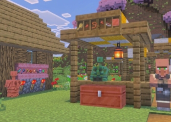 download Minecraft Bedrock Edition Preview 1.21.110.20, Minecraft Preview terbaru, fitur copper golem, rak shelves Minecraft