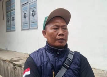 Paman pegawai koperasi asal Lampung Utara, Pandra Apriliandi, menceritakan komunikasi terakhir korban sebelum dinyatakan hilang. (Lampost/Asrul)