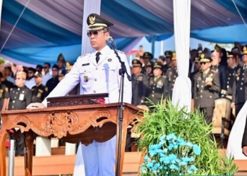 Sejarah Baru! Upacara HUT ke-80 RI di Menara Siger, Selat Sunda Jadi Saksi