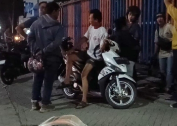 Suasana depan Gudang Bulog Lampung, Senin, 4 Agustus 2025. Dok