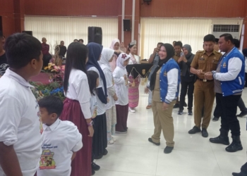 Walikota Bandar Lampung, Eva Dwiana saat menghadiri Forum Anak di Gedung Semergou Pemkot Bandar Lampung, Selasa, 5 Agustus 2025. Dok