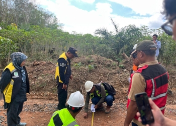 Pembangunan dan perbaikan jalan di Lampung. Lampost.co/Silvia