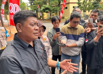 Dirreskrimum Polda Lampung, Kombes Pol. Indra Hermawan saat memberikan keterangan pada media. Dok