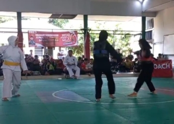 Ikatan Pencak Silat Indonesia (IPSI) Provinsi Lampung melakukan invitasi atau seleksi atlet menyambut PON Bela Diri di Kudus, Jawa Tengah. Dok IPSI Lampung